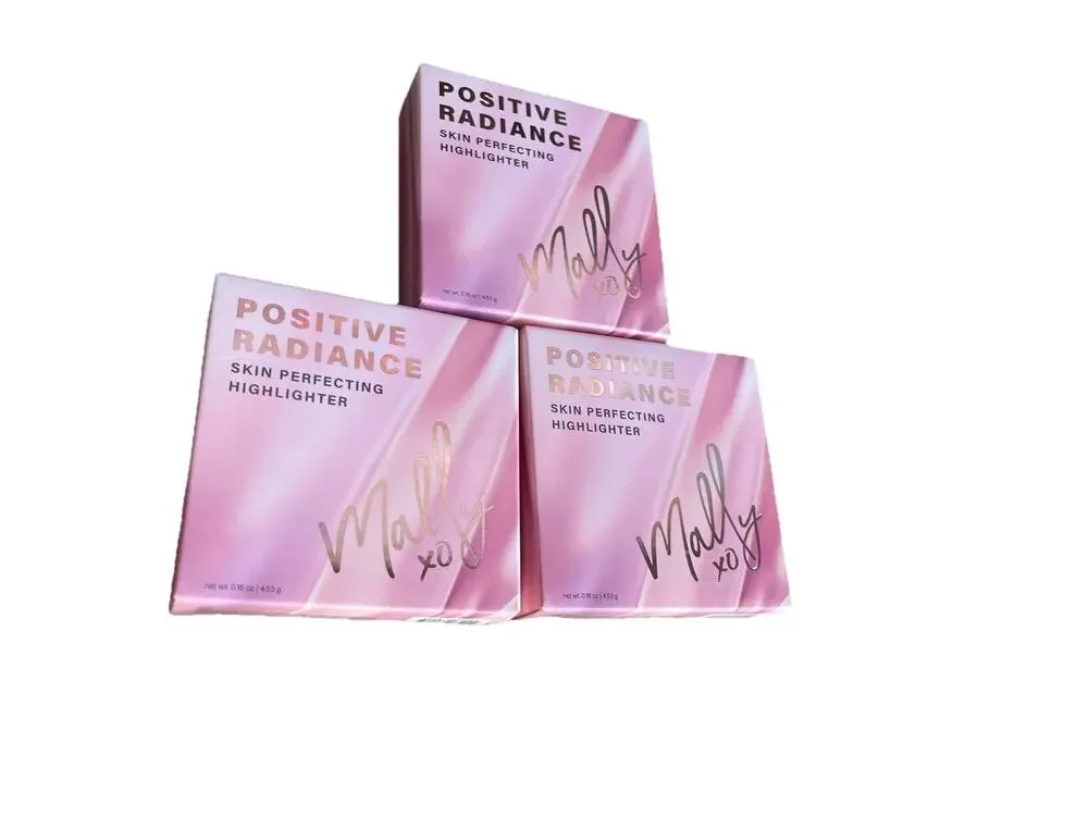 3 Mally Beauty Positive Radiance Skin Perfecting Highlighter Pearlicious Pink